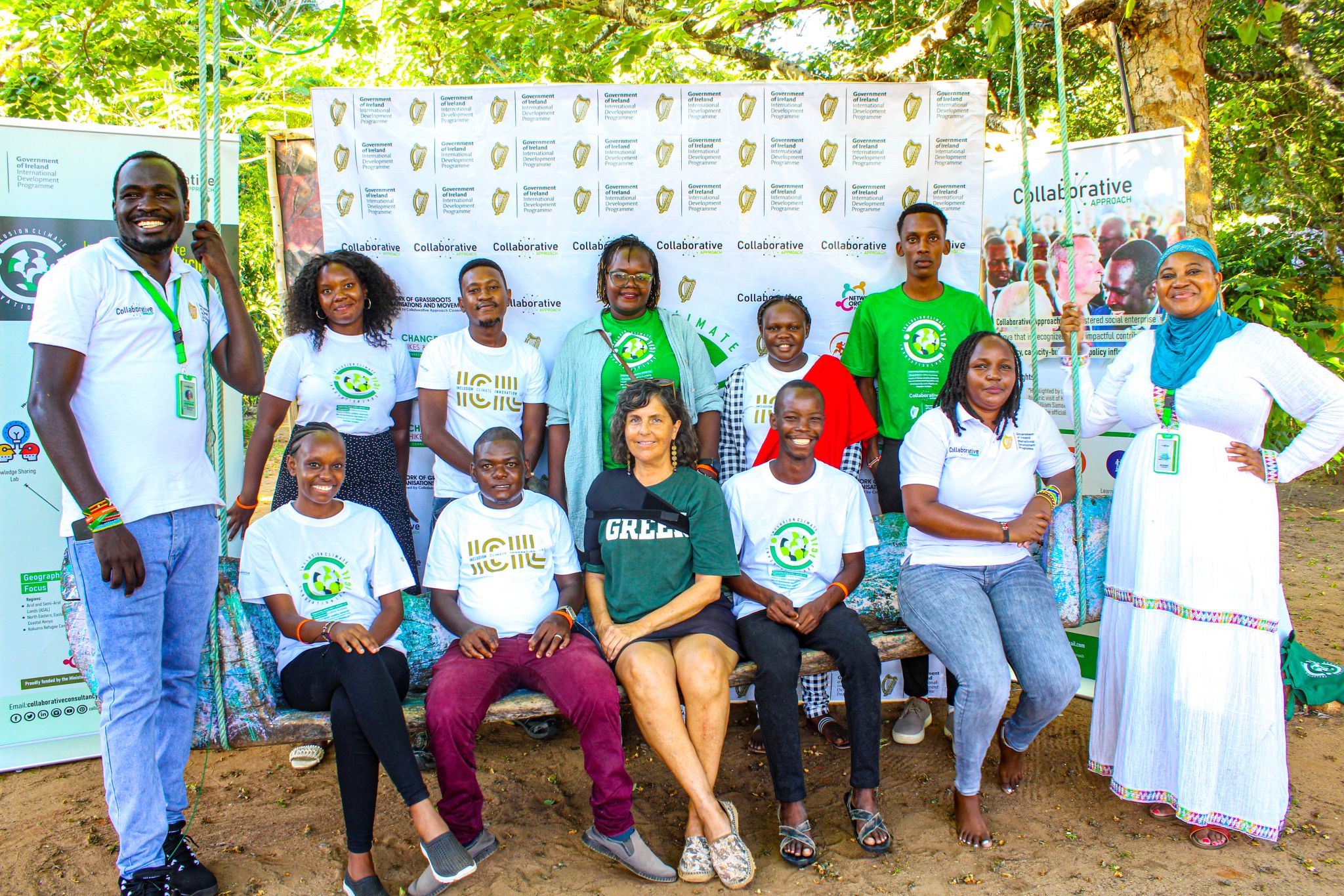 NoGoM grassroots network members gathered at a community event in coastal Kenya